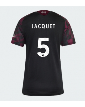 Billige Fotballdrakt Liverpool Jeremy Jacquet #5 Replika Tredjedrakt Dame 2026-27 Kortermet Billige Fotballdrakt Liverpool Jeremy Jacquet #5 Replika Tredjedrakt Dame 2026-27 Kortermet